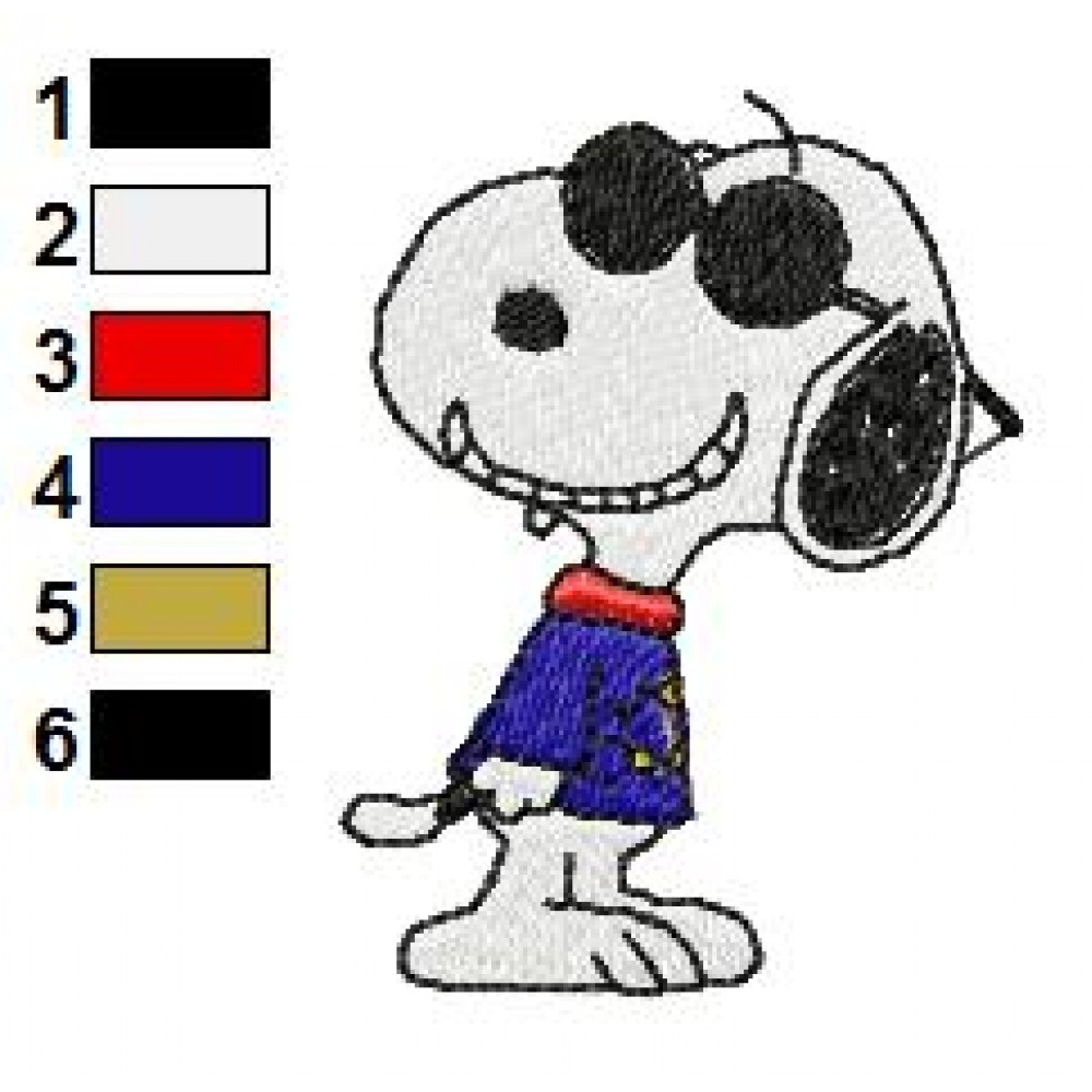 Snoopy 31 Embroidery Design